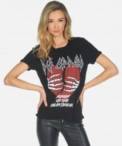 Lauren Moshi X Edda X Def Leppard Heartbreak Short Sleeve