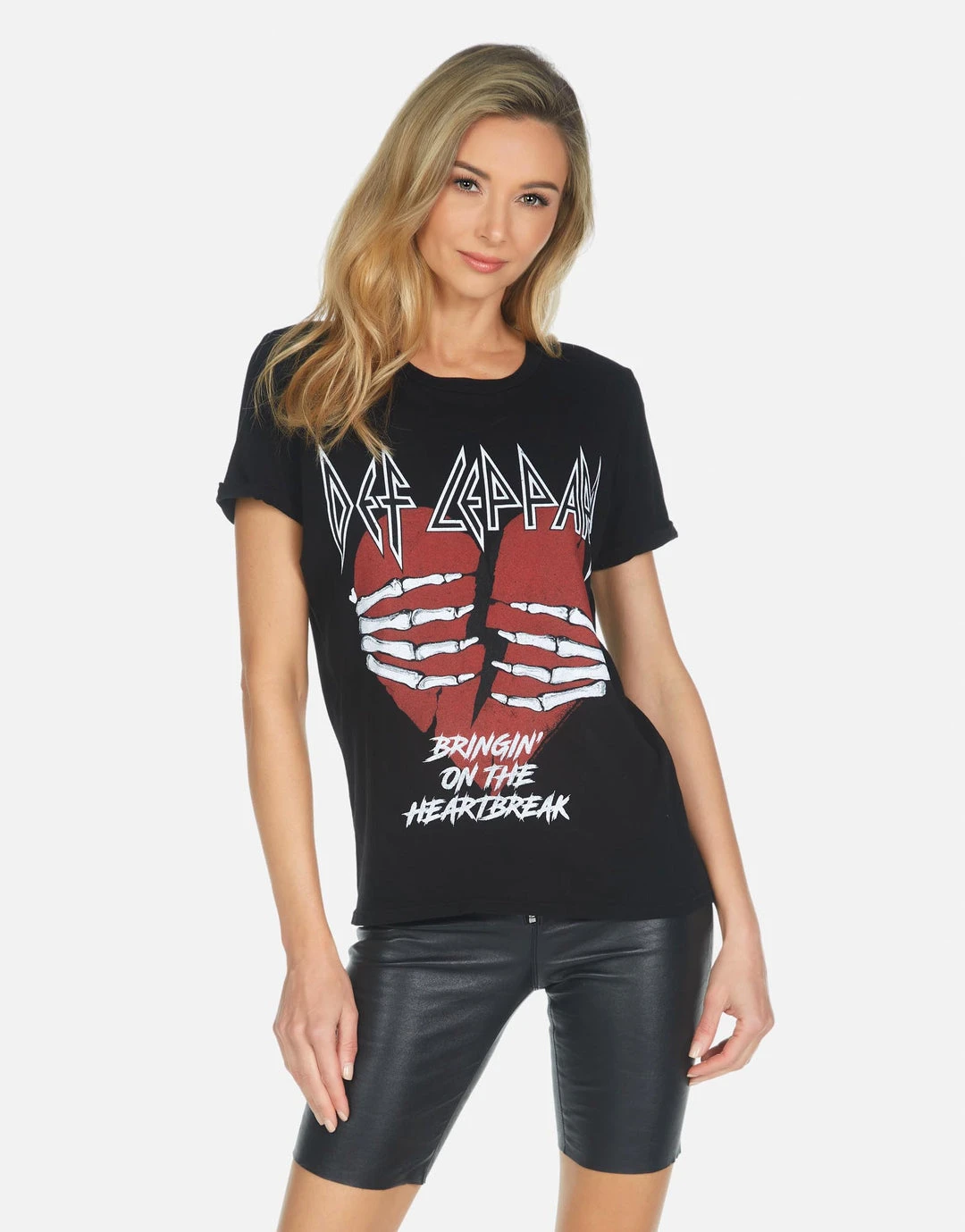 Lauren Moshi X Edda X Def Leppard Heartbreak Short Sleeve 4 Lauren Moshi X Edda X Def Leppard Heartbreak Short Sleeve