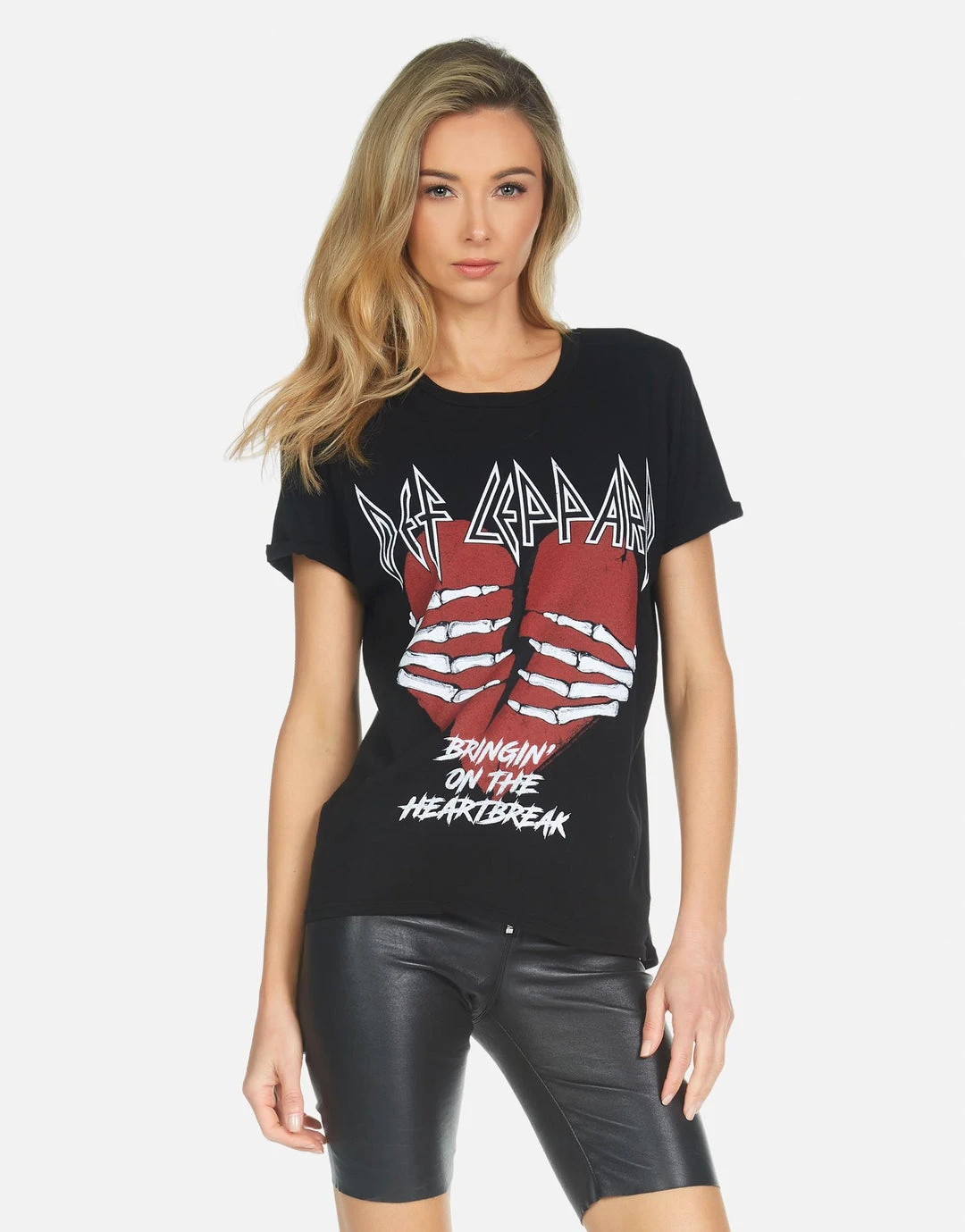 Lauren Moshi X Edda X Def Leppard Heartbreak Short Sleeve 6 Lauren Moshi X Edda X Def Leppard Heartbreak Short Sleeve