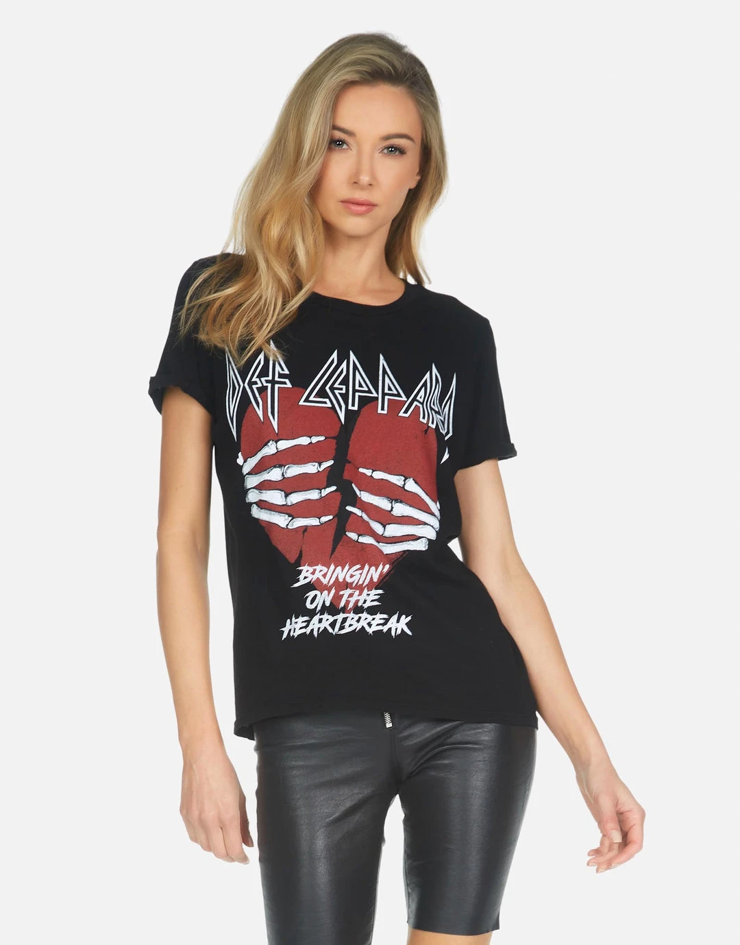 Lauren Moshi X Edda X Def Leppard Heartbreak Short Sleeve 7 Lauren Moshi X Edda X Def Leppard Heartbreak Short Sleeve