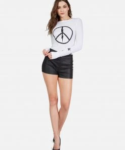 Lauren Moshi Long Sleeve Mckinley Peace Lightning Star