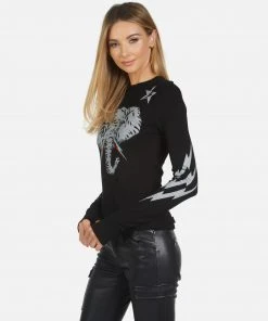 Lauren Moshi Long Sleeve McKinley Elephant Elements