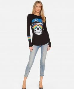 Lauren Moshi NEW Mckinley Rainbow Peace Skull 9 Lauren Moshi NEW Mckinley Rainbow Peace Skull