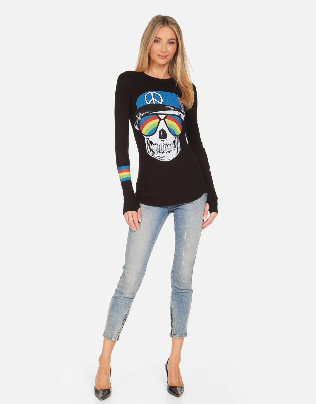 Lauren Moshi NEW Mckinley Rainbow Peace Skull 5 Lauren Moshi NEW Mckinley Rainbow Peace Skull