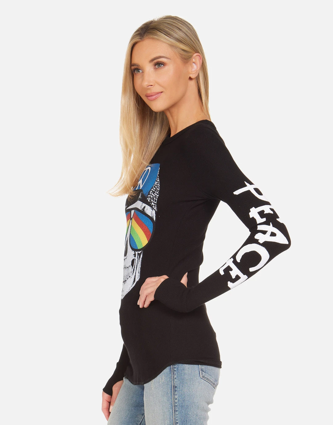 Lauren Moshi NEW Mckinley Rainbow Peace Skull 3 Lauren Moshi NEW Mckinley Rainbow Peace Skull