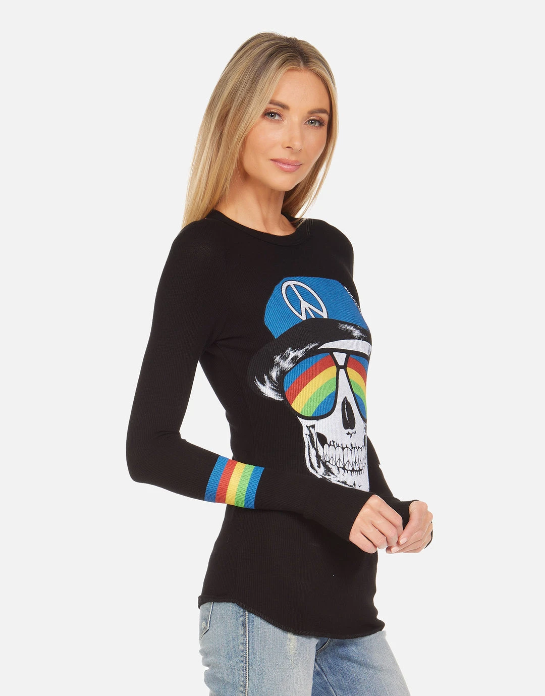 Lauren Moshi NEW Mckinley Rainbow Peace Skull 2 Lauren Moshi NEW Mckinley Rainbow Peace Skull