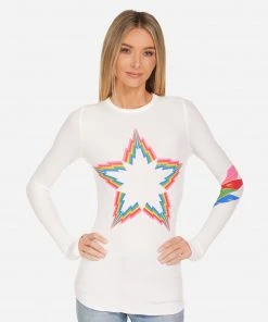 Lauren Moshi NEW Mckinley Rainbow Lightning Star