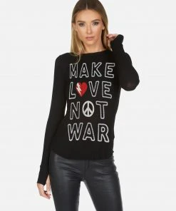 Lauren Moshi X McKinley X Make Love Not War Long Sleeve