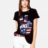 Lauren Moshi Bess Free Spirit Peace Short Sleeve