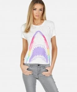 Lauren Moshi Short Sleeve Bess Rainbow Shark