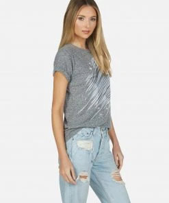 Lauren Moshi Capri Sparkle Star Short Sleeve