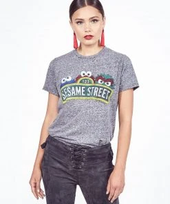 Lauren Moshi Short Sleeve Capri Sesame Street