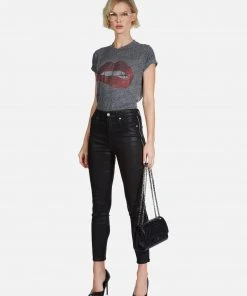 Lauren Moshi Capri Crystal Biting Lip