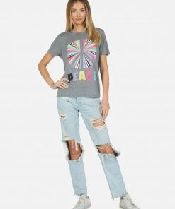 Lauren Moshi Capri Rainbow Ray Peace