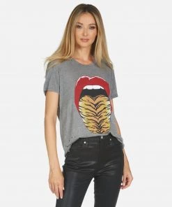 Lauren Moshi Capri Tiger Tongue Short Sleeve 6 Lauren Moshi Capri Tiger Tongue Short Sleeve