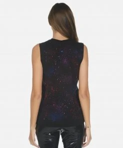 Lauren Moshi Tanks Kinzington Galaxy Lip