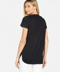 Lauren Moshi Emmalyn Bling Faces Short Sleeve