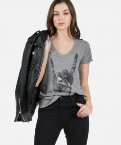 Lauren Moshi X Exclusive X Rock Hand Short Sleeve