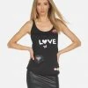 Lauren Moshi Parson Crystal Love Elements Tanks