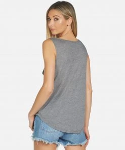 Lauren Moshi Parson Foil Electric Star Eye Tanks