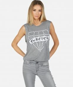 Lauren Moshi Tanks Kel Bone Diamond