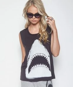 Lauren Moshi Kel Shark Tops