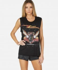 Lauren Moshi X ZZ Top Tanks Kel ZZ Top Eliminator