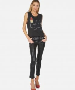 Lauren Moshi Kel LA Lipstick Tanks