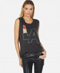 Lauren Moshi Kel LA Lipstick Tanks