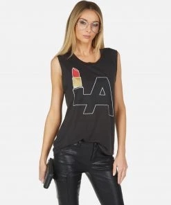 Lauren Moshi Kel LA Lipstick Tanks