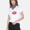 Lauren Moshi Croft Red Gap Mouth Short Sleeve