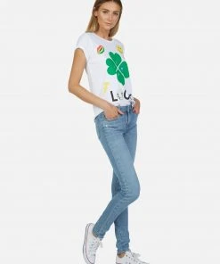 Lauren Moshi Croft Lucky Clover Short Sleeve
