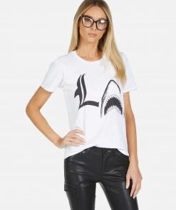Lauren Moshi Short Sleeve Croft LA Shark