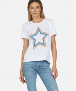 Lauren Moshi X Croft X Multi Outline Star Short Sleeve