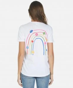 Lauren Moshi Short Sleeve Croft Elements Rainbow