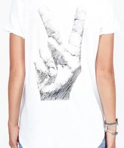 Lauren Moshi Short Sleeve X Exclusive X Peace Out