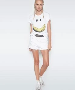 Lauren Moshi Short Sleeve Evie Happy Banana