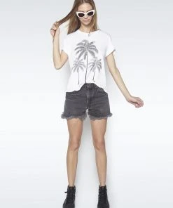 Lauren Moshi Short Sleeve Croft Multi Palm