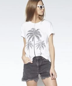 Lauren Moshi Short Sleeve Croft Multi Palm
