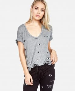 Lauren Moshi Brixton Glam Eyes Short Sleeve
