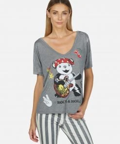 Lauren Moshi Short Sleeve Brixton Rock Bear