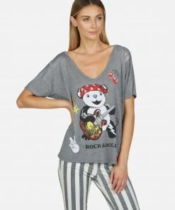 Lauren Moshi Short Sleeve Brixton Rock Bear
