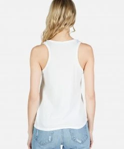 Lauren Moshi Peyton Rainbow Biting Lip Tanks