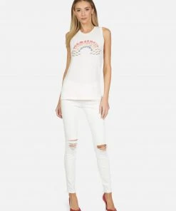 Lauren Moshi Tanks Peyton Fruit Rainbow