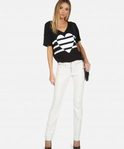 Lauren Moshi Meadow Heart Stripes