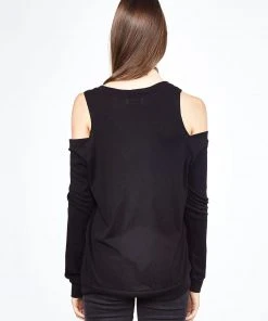 Lauren Moshi Analise Red Tongue Long Sleeve