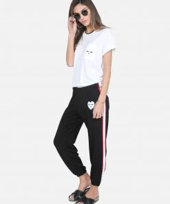 Lauren Moshi Iris Glam Heart Face Short Sleeve