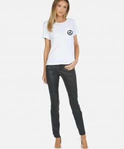 Lauren Moshi Short Sleeve Iris Rainbow Ray Peace