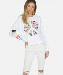 Lauren Moshi Luella Rainbow Ray Peace Long Sleeve