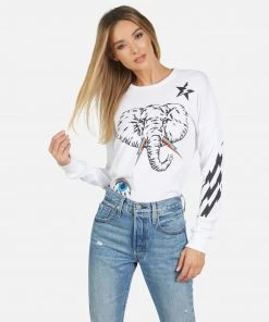 Lauren Moshi Long Sleeve Luella Elephant Bolt Elements